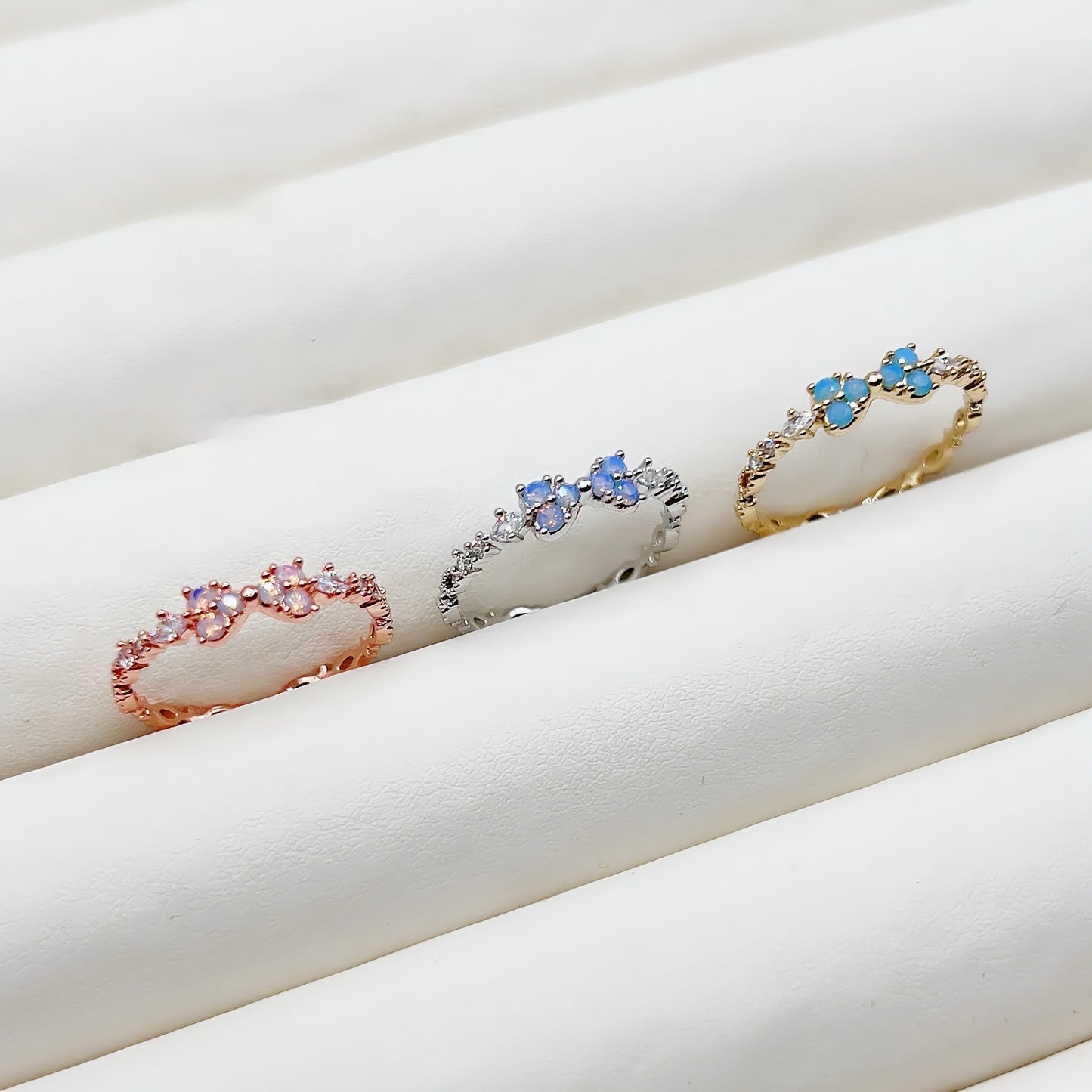 Lustre Bow Ring