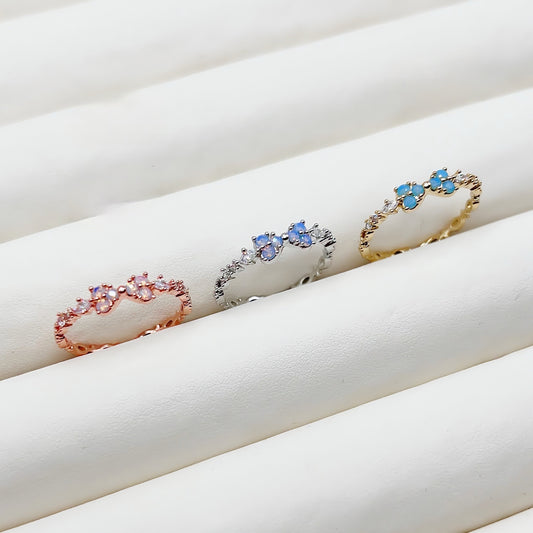 Lustre Bow Ring