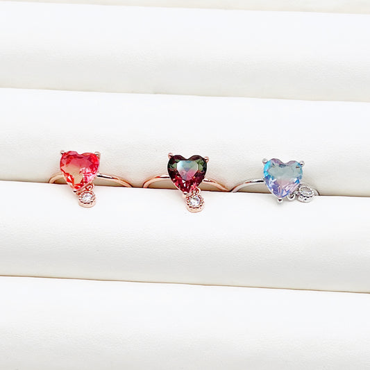 Halo Heart Ring