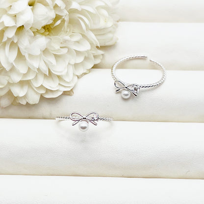 Twinkle Ribbon Ring - 925 Silver Ring