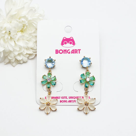 Moonlit Daisy Earrings