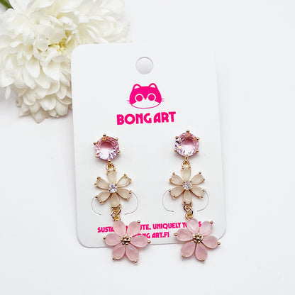 Moonlit Daisy Earrings