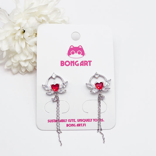 Celestial Sailor Heart Earrings
