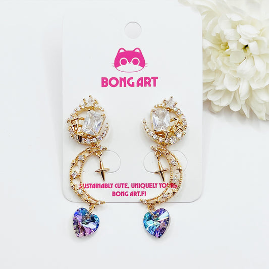 Starlit Moon’s Embrace Earrings