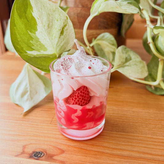 Mini Wild Strawberry Gourmet Candle