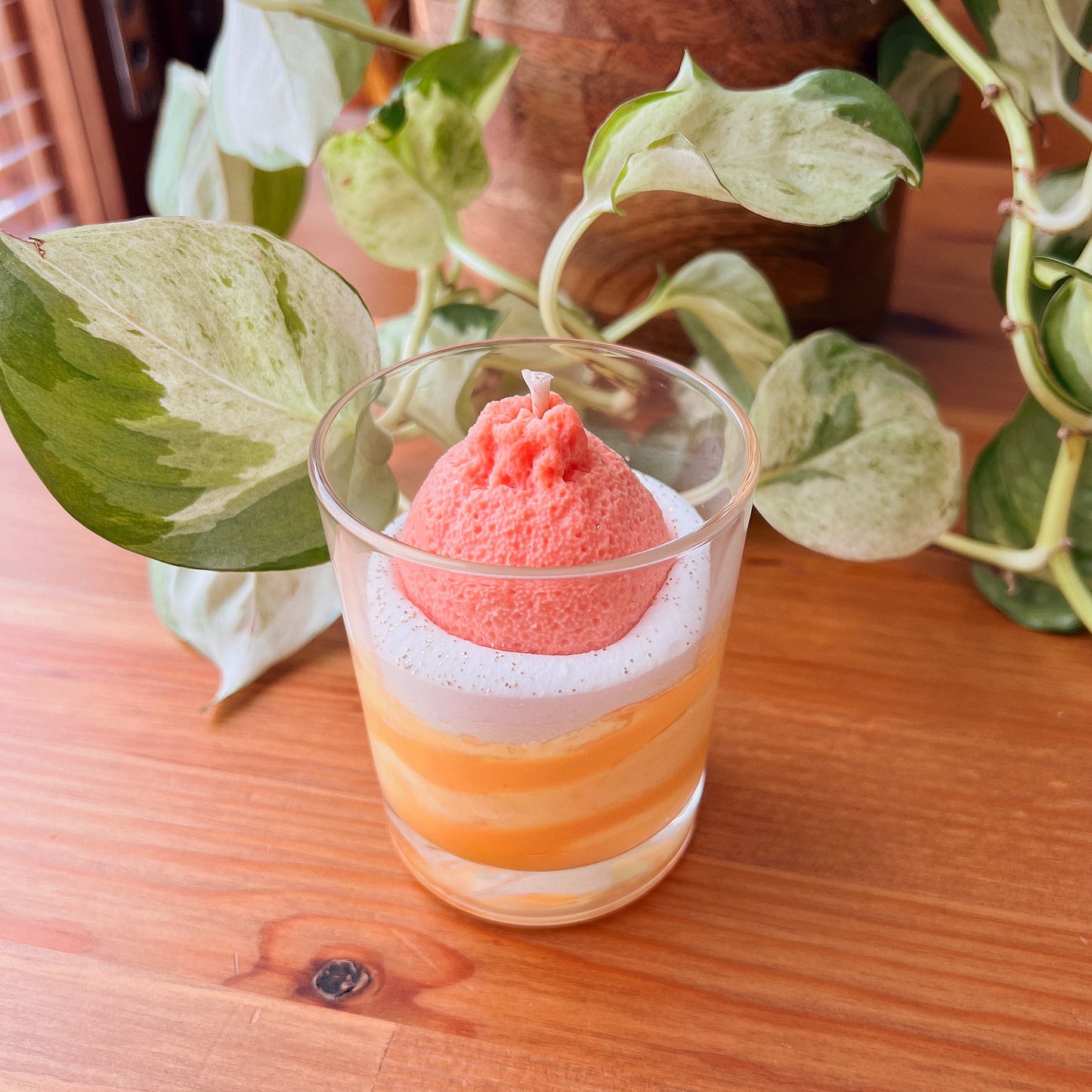 Gourmet Candle Clementine Monoi - Handmade candle
