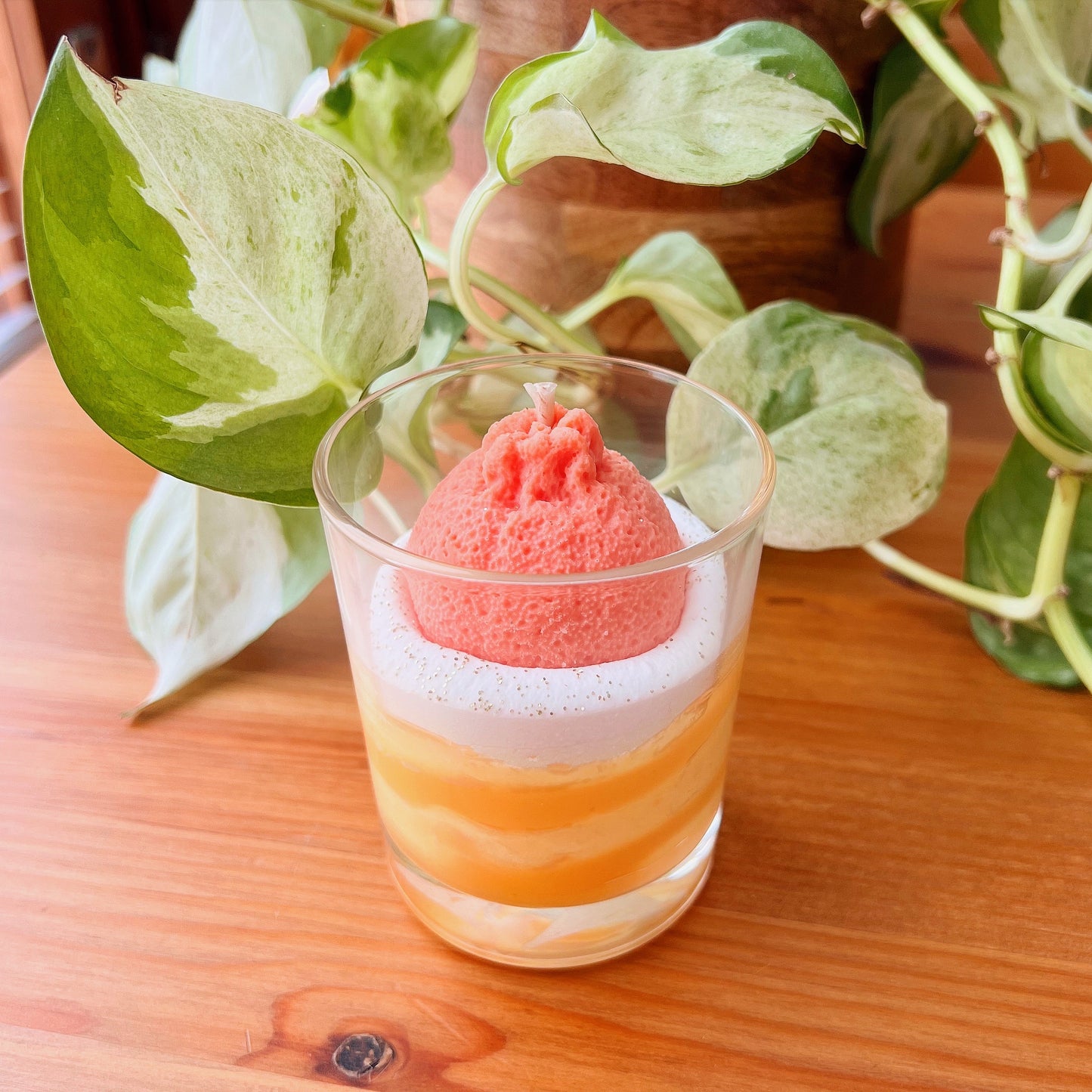 Gourmet Candle Clementine Monoi - Handmade candle