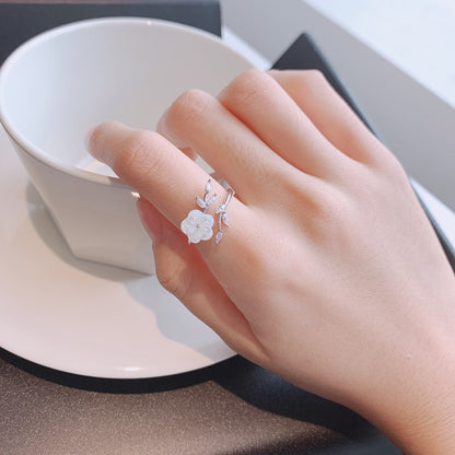 Blossom Whisper Ring - Mother Of Pearl