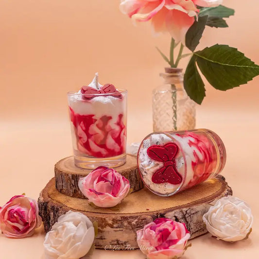 Mini Gourmet Candle Vanilla Strawberry Caramel