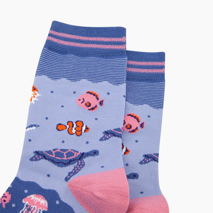 Women's Bamboo Socks - Under the Sea