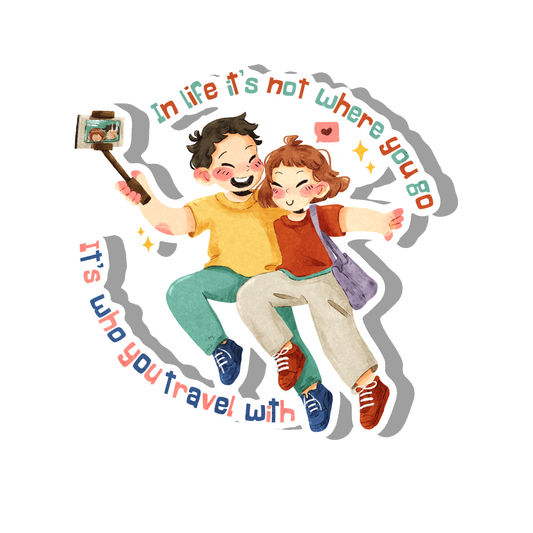 Travel Together | Waterproof Glossy Sticker