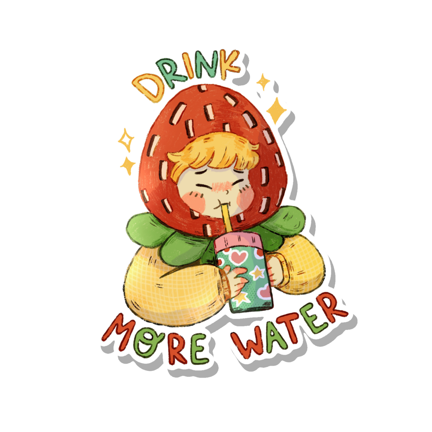 Drink More Water | Waterproof Glossy Sticker