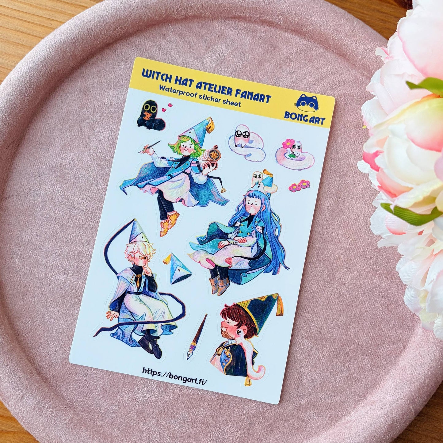 Witch Hat Atelier Fanart | Waterproof Matte Clear Sticker Sheet
