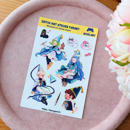 Witch Hat Atelier Fanart | Waterproof Matte Clear Sticker Sheet