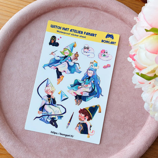 Witch Hat Atelier Fanart | Waterproof Matte Clear Sticker Sheet