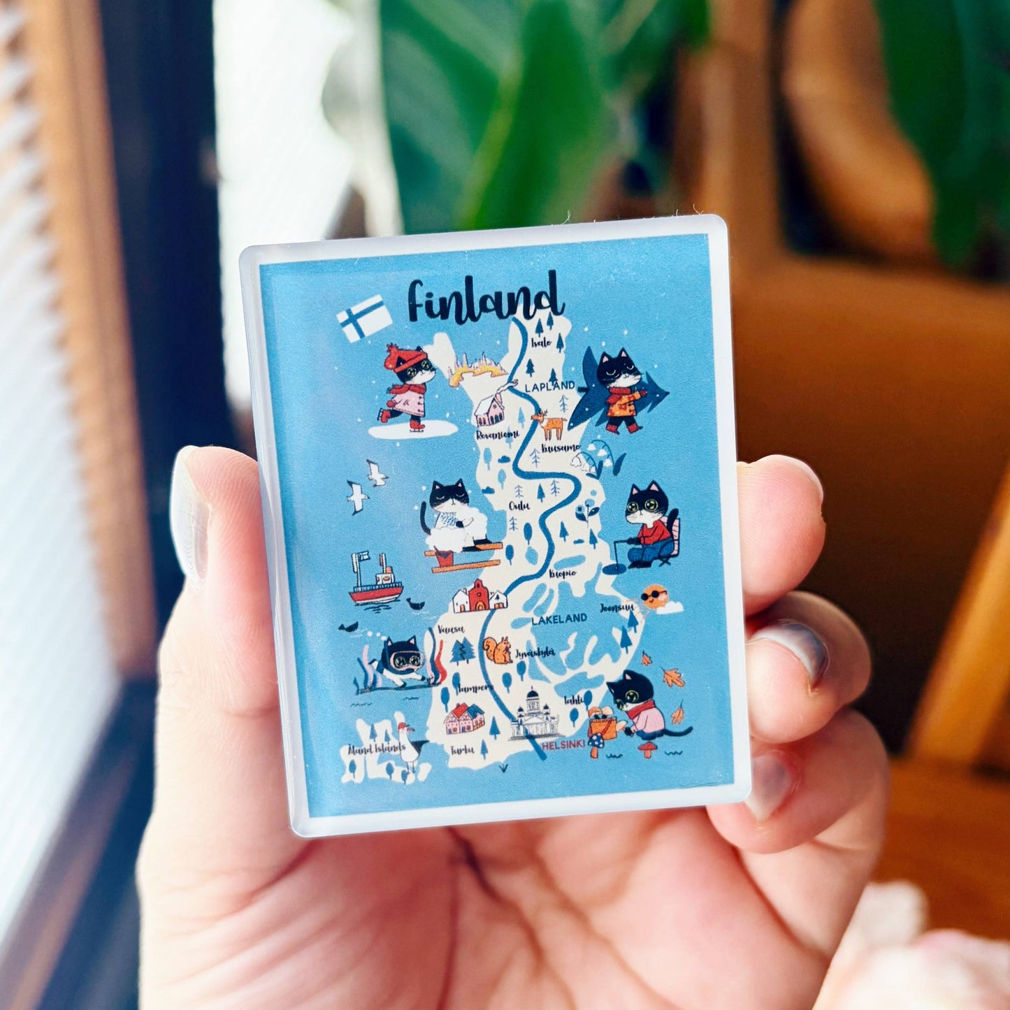 Finland | Clear Acrylic Fridge Magnets