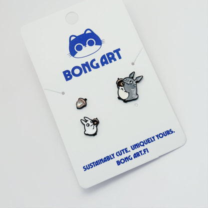 Totoro’s Meadow Spirit Earrings