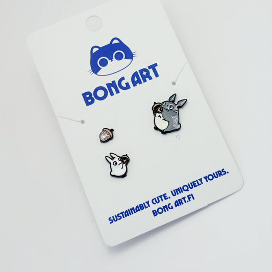Totoro’s Meadow Spirit Earrings
