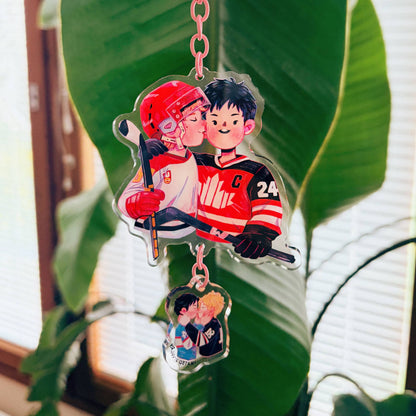 Heated Rivalry | Acrylic keychain