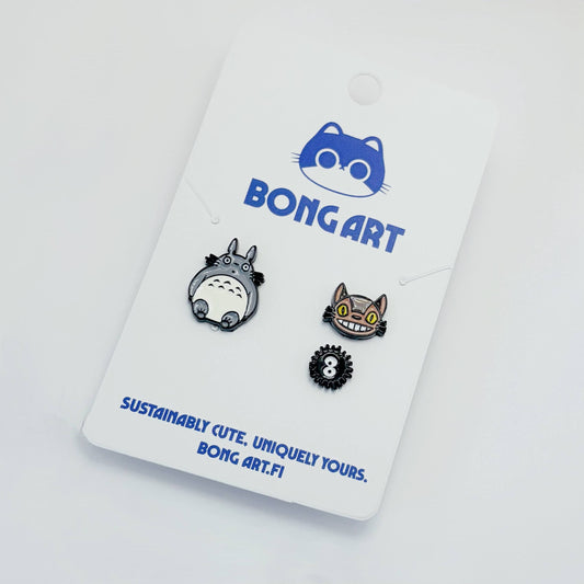 Totoro’s Forest Whisper Earrings