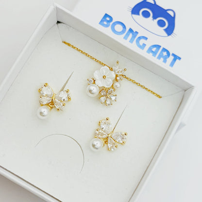 Celeste Pearl Aura – Set Jewelry