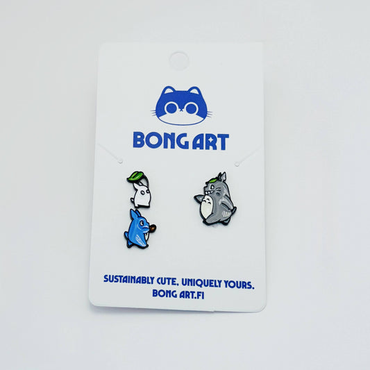 Totoro’s Leafy Breeze Earrings