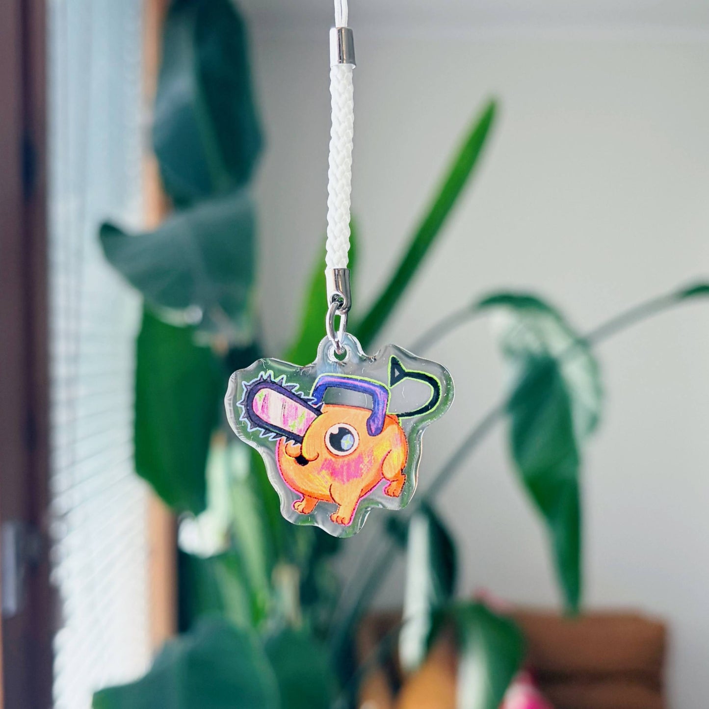 Chainsaw Man Fanart | Clear Acrylic Phone Charm