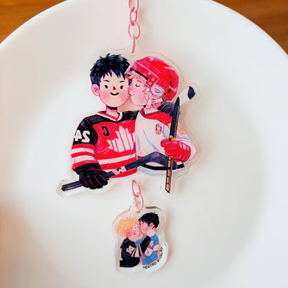 Heated Rivalry | Acrylic keychain