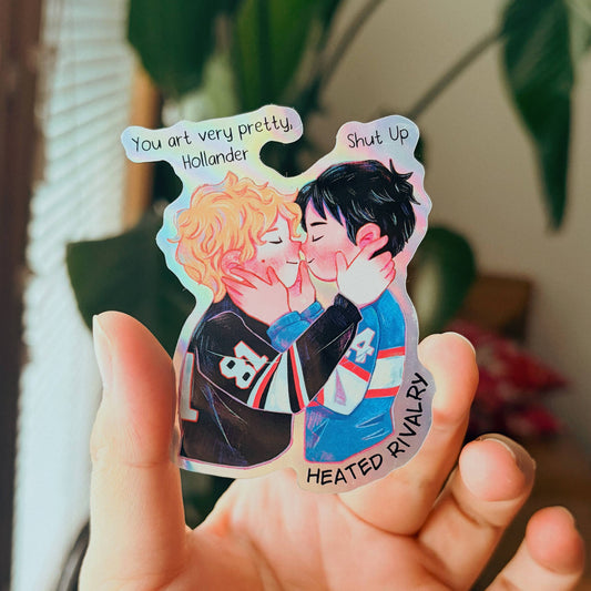 Heated Rivalry Fanart | Waterproof Holographic Sticker