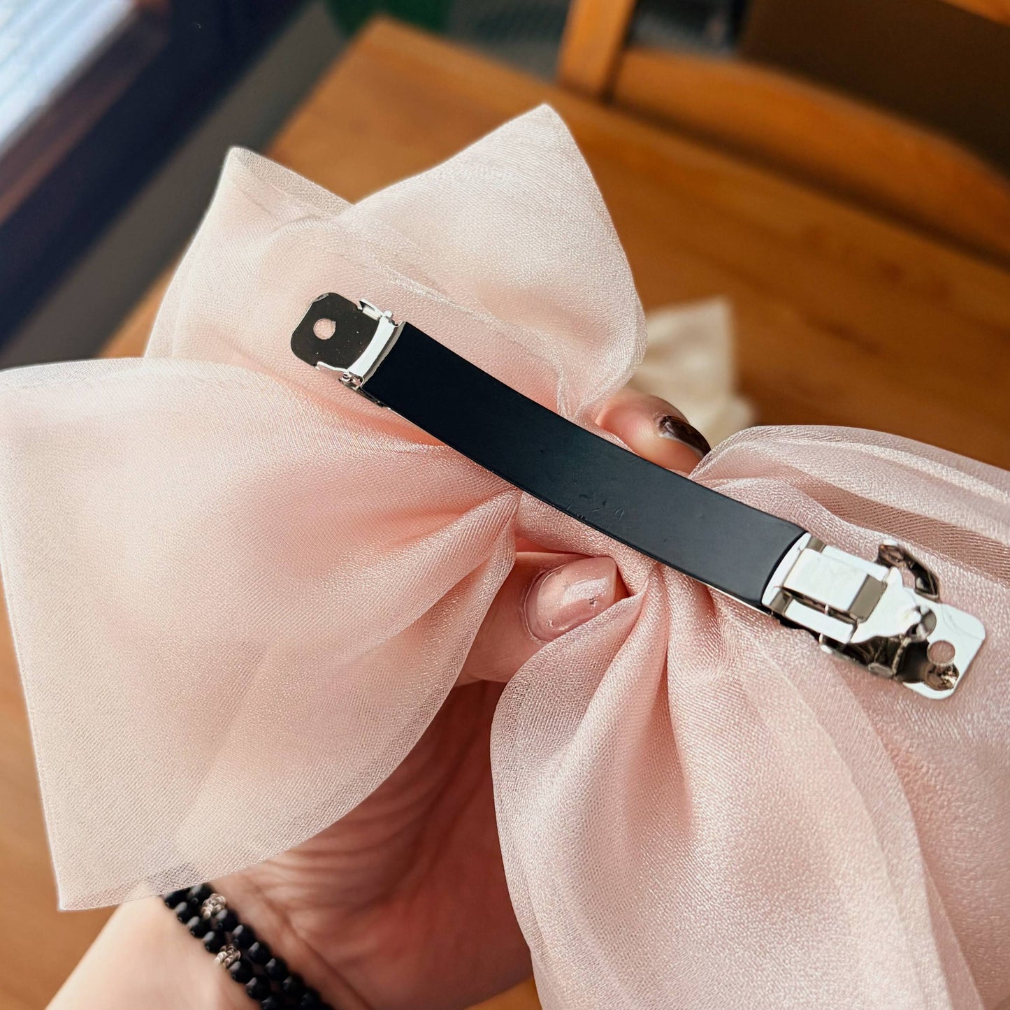 Cherry Kiss Ribbon Hair Clip