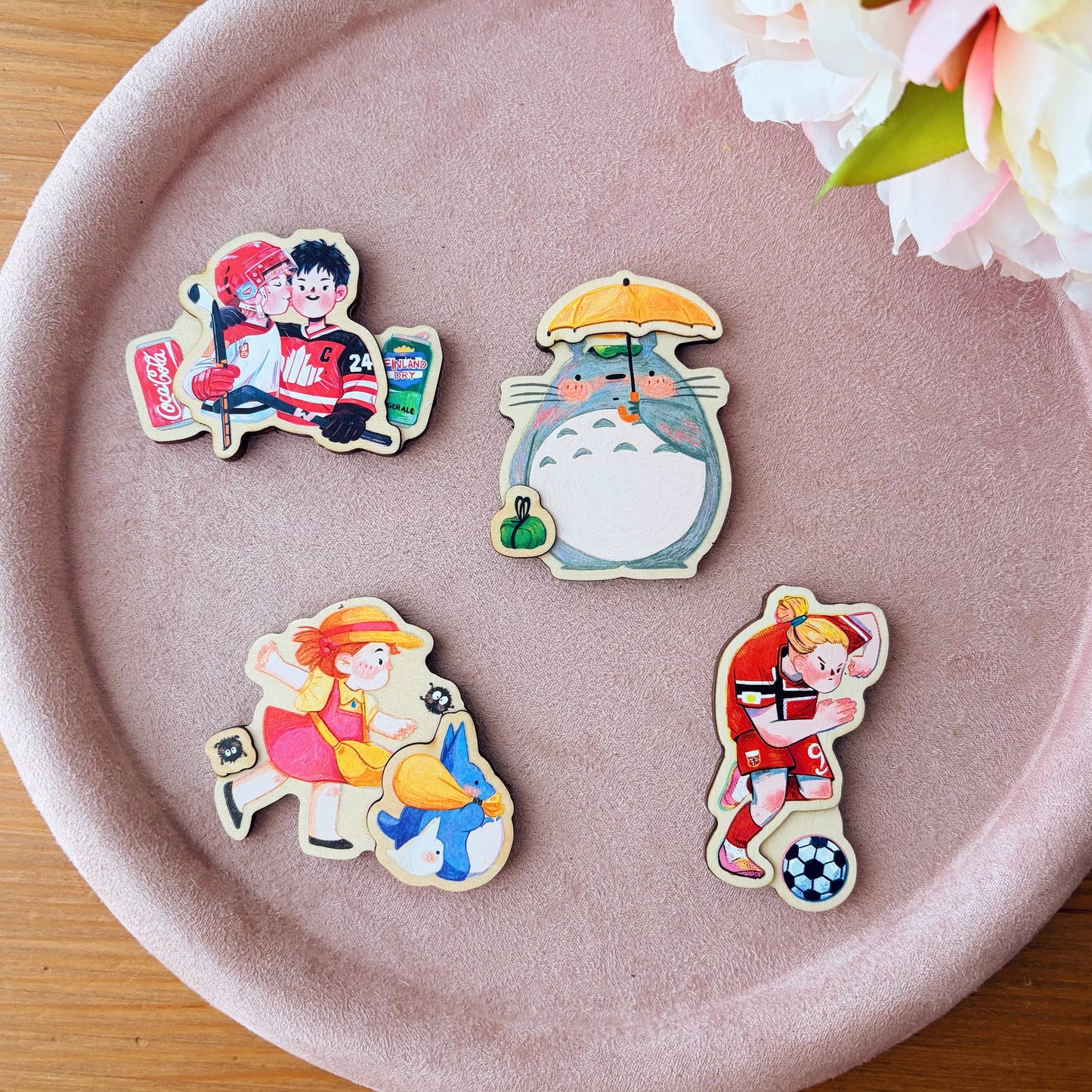 Totoro | Wooden Magnets