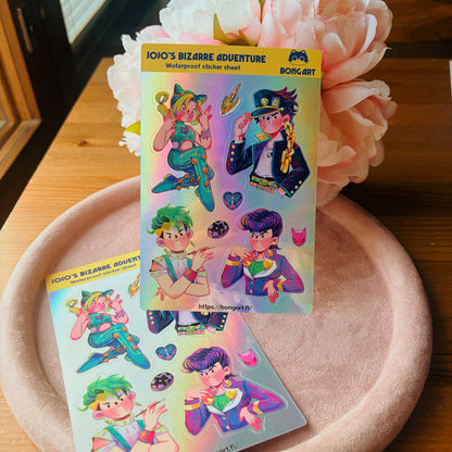 JoJo Fanart | Waterproof Matte Clear Sticker Sheet