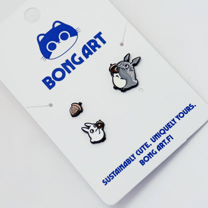 Totoro’s Meadow Spirit Earrings
