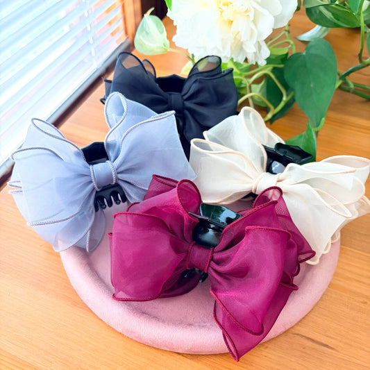 Sweet Lace Bow – Claw Clip