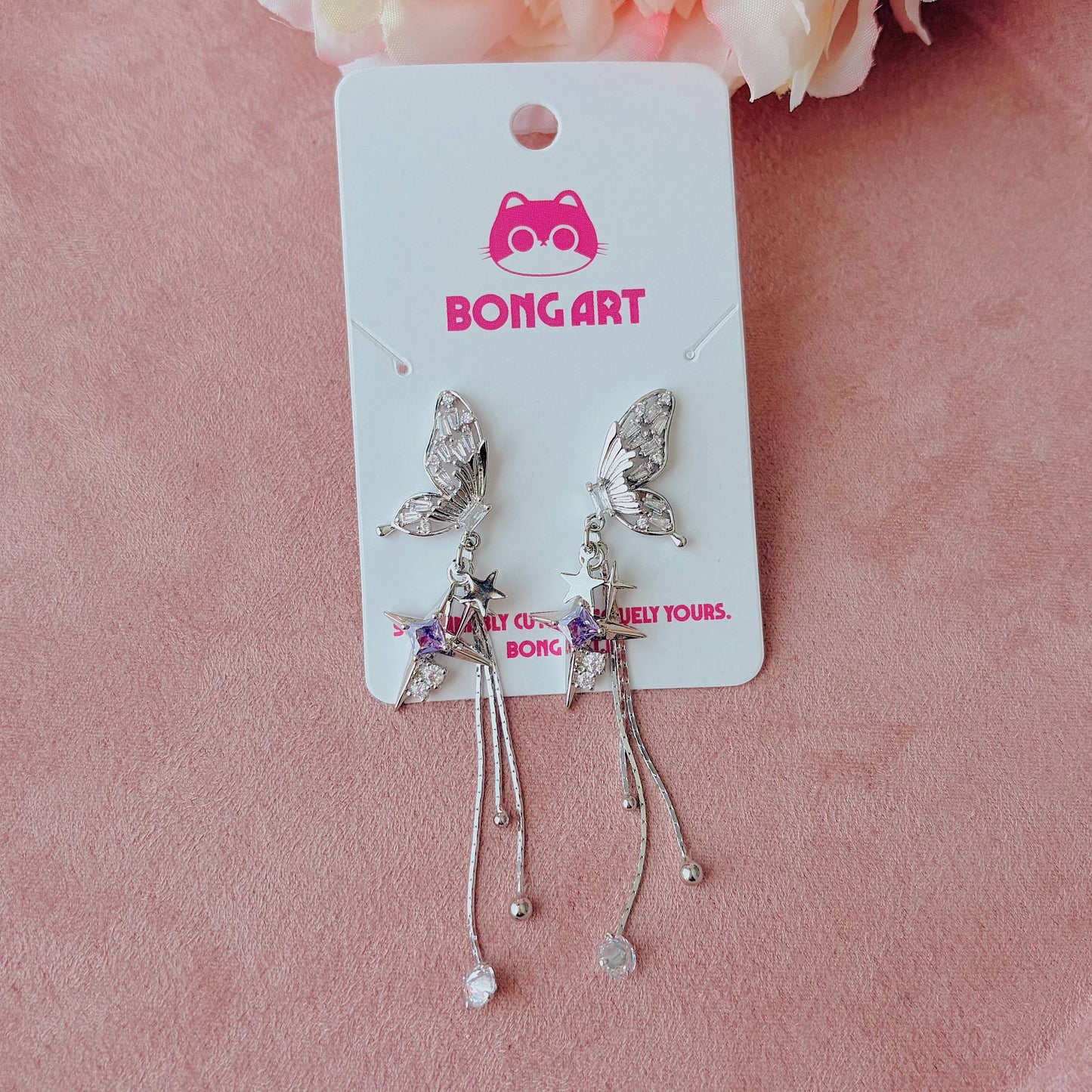 Swarovski Crystal Butterfly – Earrings