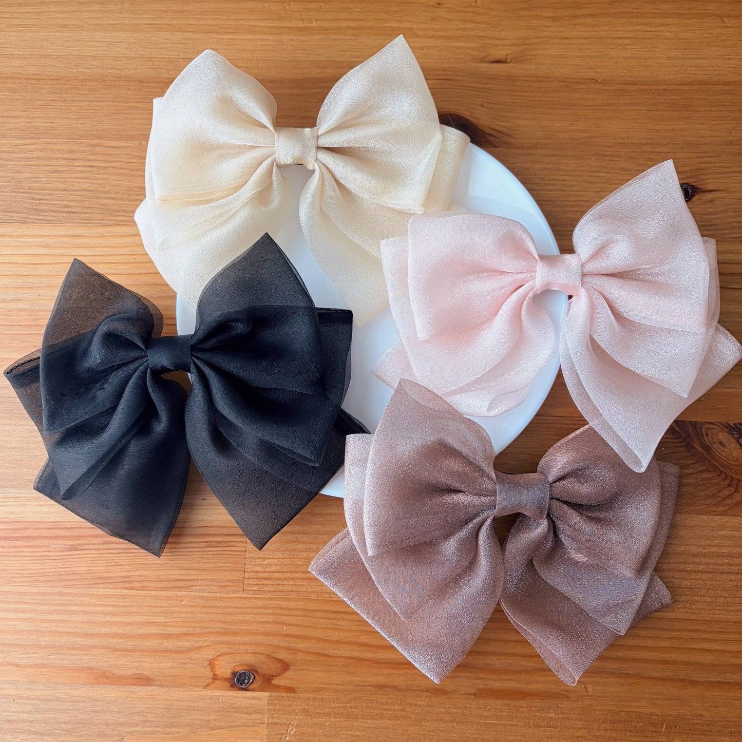 Cherry Kiss Ribbon Hair Clip