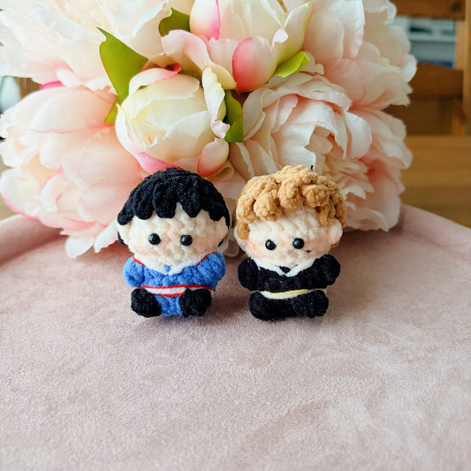 Mini Heated Rivalry FanArt - Amigurumi
