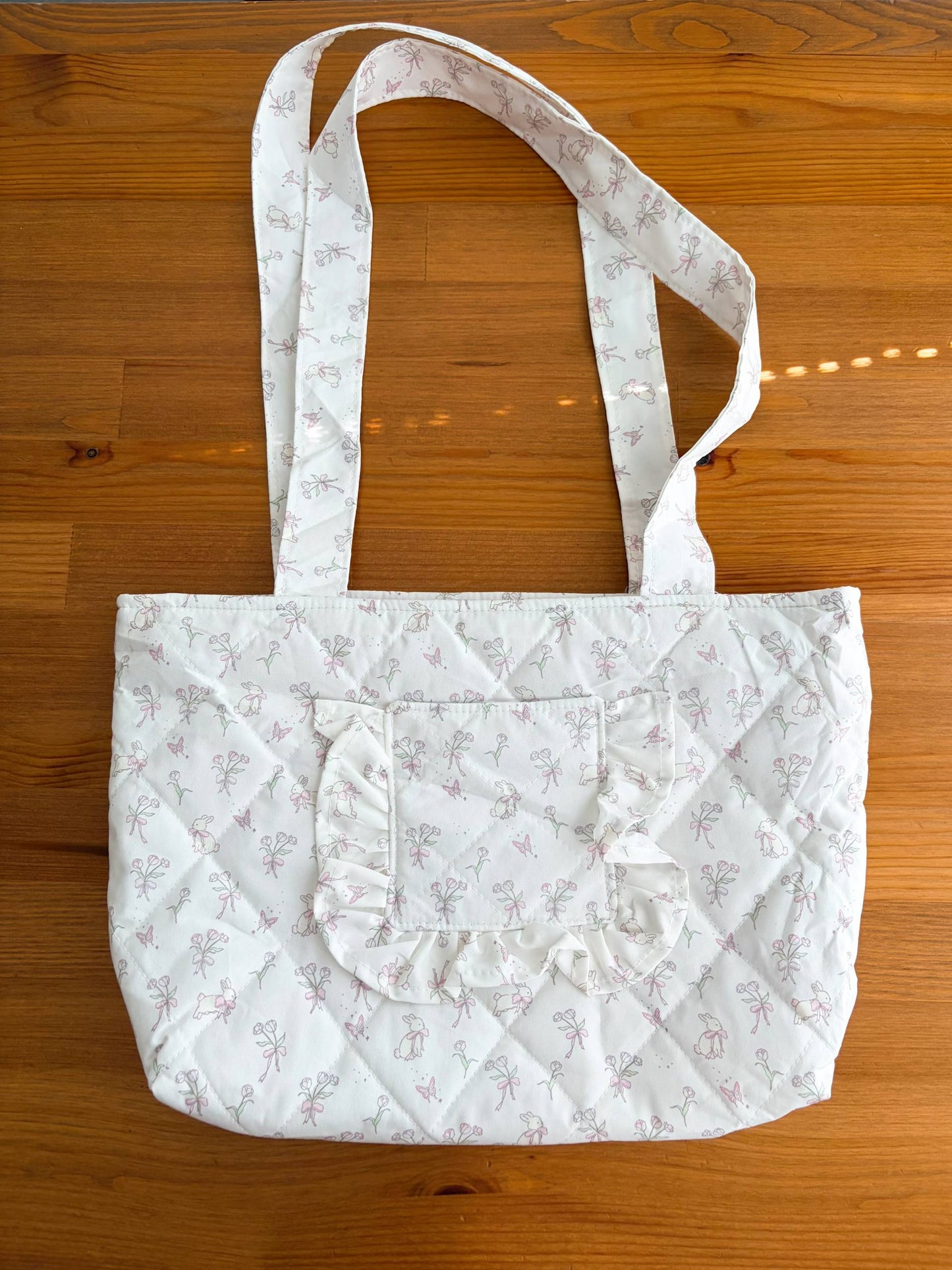 Handmade Quilted Tote Bag – Size S