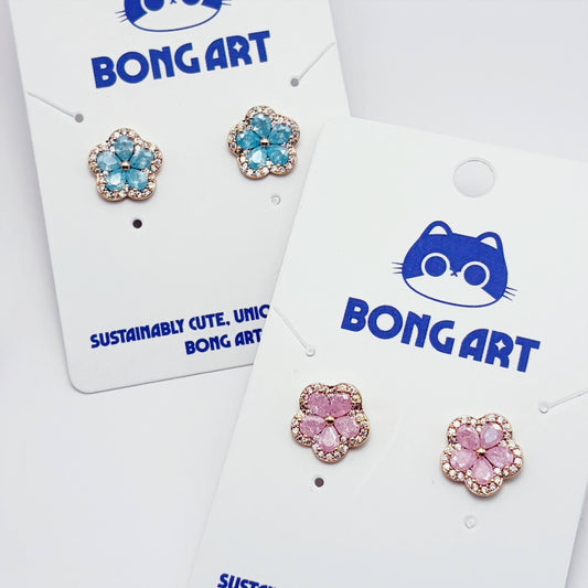 Soft Butterfly Glow Earrings