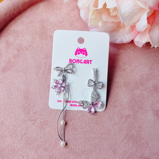 Princess Crystal Bow – Earrings