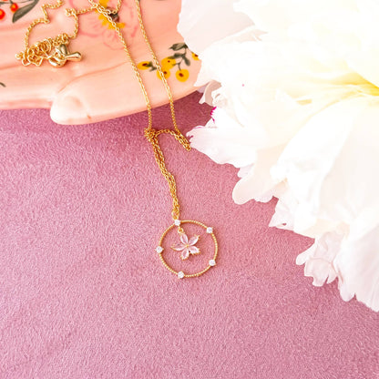 Crystal Flower Swarovski – Necklace