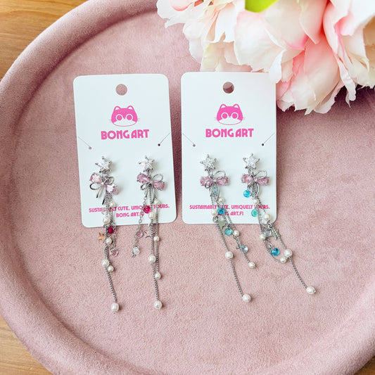 Swarovski Ribbon Bow – Earrings