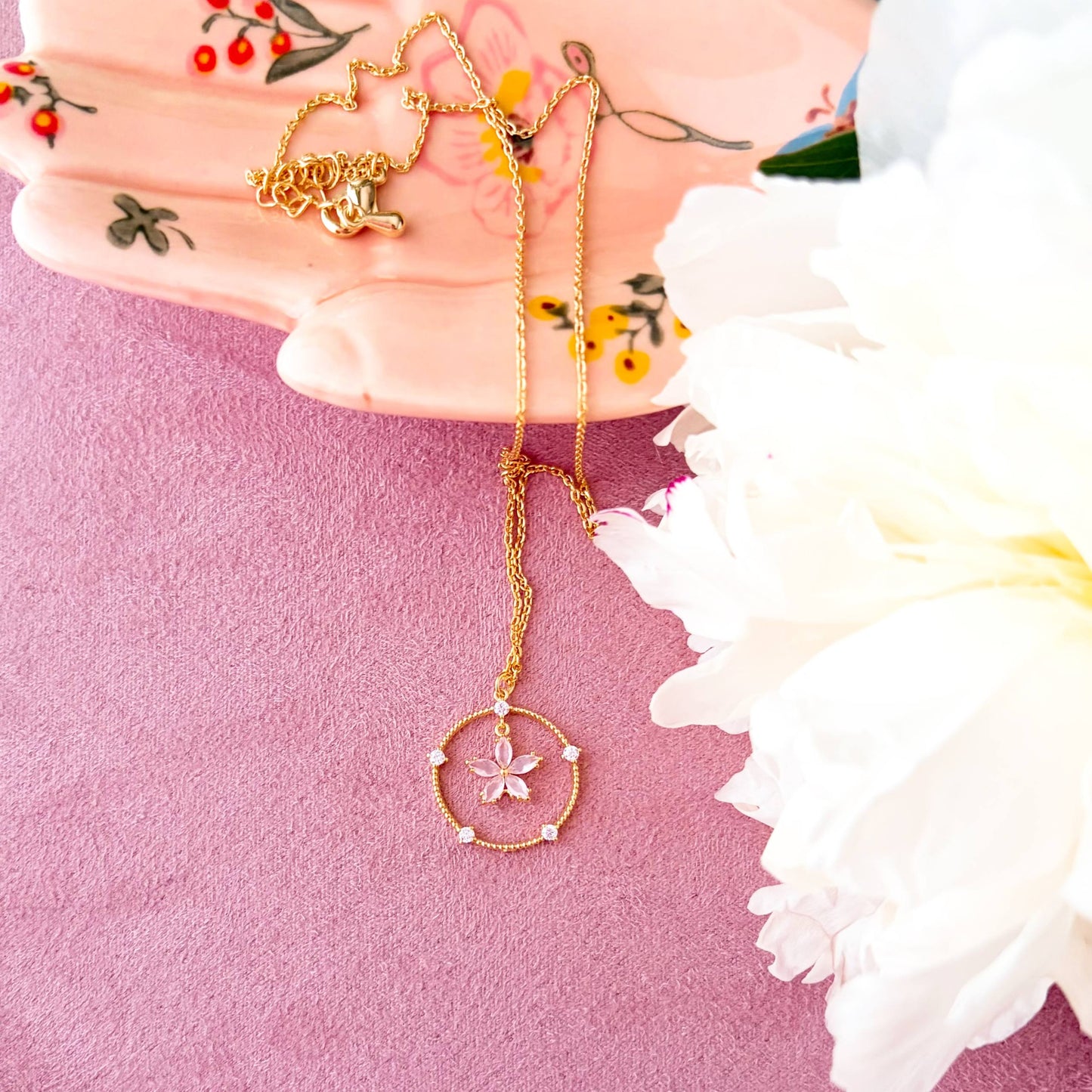 Crystal Flower Swarovski – Necklace