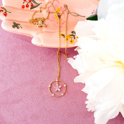 Crystal Flower Swarovski – Necklace
