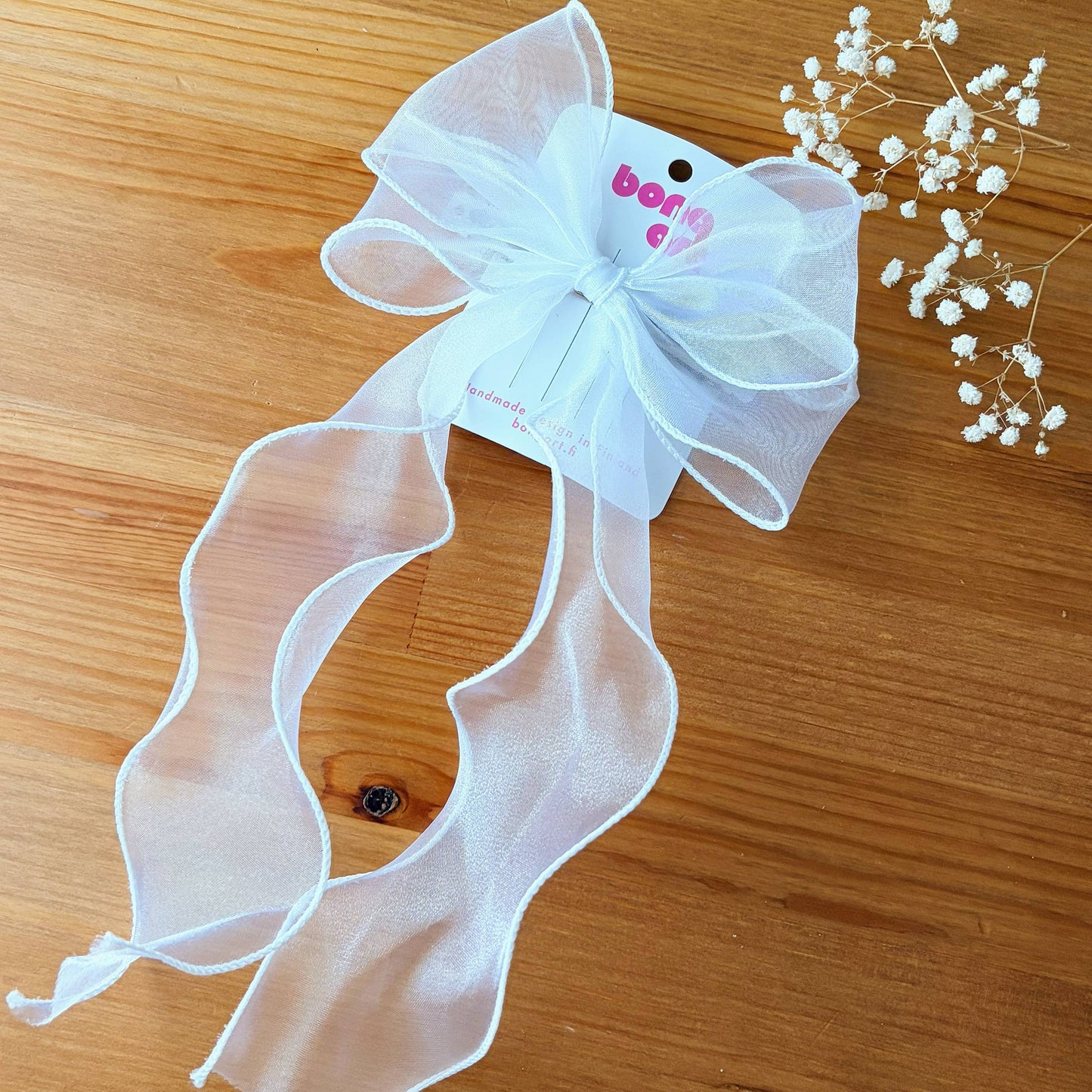 Lovely Whisper Ribbon – Hair Clip