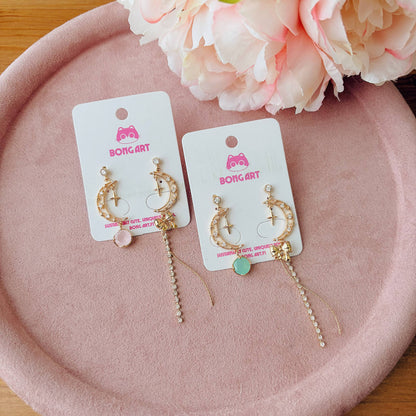 Moon Fairy Crystal – Earrings