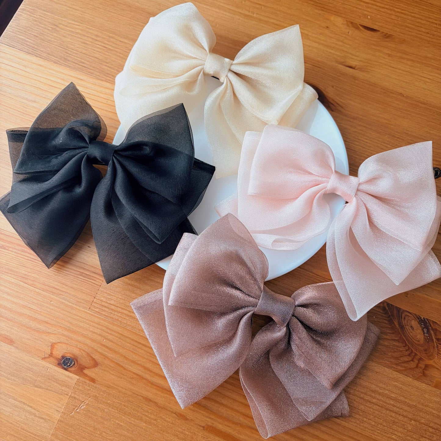 Cherry Kiss Ribbon Hair Clip