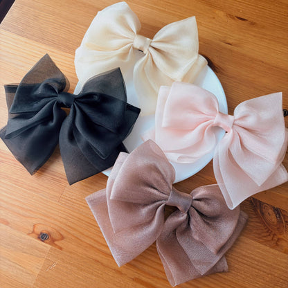 Cherry Kiss Ribbon Hair Clip