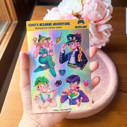 JoJo Fanart | Waterproof Matte Clear Sticker Sheet