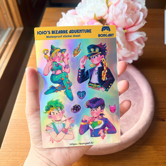 JoJo Fanart | Waterproof Matte Clear Sticker Sheet